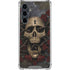 Liquid Blue Skull Entwined with Roses Galaxy S23 FE Clear Case