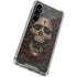 Liquid Blue Skull Entwined with Roses Galaxy S23 FE Clear Case