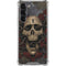 Liquid Blue Skull Entwined with Roses Galaxy S23 Plus Clear Case