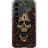 Liquid Blue Skull Entwined with Roses Galaxy S23 Plus Pro Case