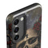 Liquid Blue Skull Entwined with Roses Galaxy S23 Plus Pro Case