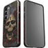 Liquid Blue Skull Entwined with Roses Galaxy S23 Plus Pro Case
