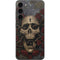 Liquid Blue Skull Entwined with Roses Galaxy S23 Plus Skin