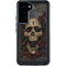 Liquid Blue Skull Entwined with Roses Galaxy S23 Plus Waterproof Case
