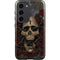 Liquid Blue Skull Entwined with Roses Galaxy S23 Pro Case