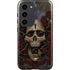 Liquid Blue Skull Entwined with Roses Galaxy S23 Pro Case
