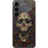 Liquid Blue Skull Entwined with Roses Galaxy S23 Skin