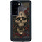 Liquid Blue Skull Entwined with Roses Galaxy S23 Waterproof Case