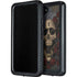 Liquid Blue Skull Entwined with Roses Galaxy S23 Waterproof Case
