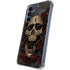 Liquid Blue Skull Entwined with Roses Galaxy S24 Clear Case