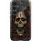 Liquid Blue Skull Entwined with Roses Galaxy S24 Impact Case