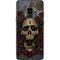 Liquid Blue Skull Entwined with Roses Galaxy S9 Skin