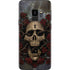 Liquid Blue Skull Entwined with Roses Galaxy S9 Skin