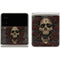 Liquid Blue Skull Entwined with Roses Galaxy Z Flip3 5G Skin