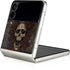 Liquid Blue Skull Entwined with Roses Galaxy Z Flip3 5G Skin