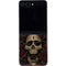 Liquid Blue Skull Entwined with Roses Galaxy Z Flip5 5G Skin