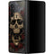 Liquid Blue Skull Entwined with Roses Galaxy Z Fold3 5G Skin