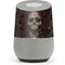 Liquid Blue Skull Entwined with Roses Google Home Skin