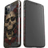 Liquid Blue Skull Entwined with Roses iPhone 11 Pro Lite Case