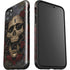 Liquid Blue Skull Entwined with Roses iPhone 11 Pro Max Impact Case