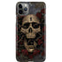 Liquid Blue Skull Entwined with Roses iPhone 11 Pro Max Lite Case