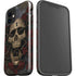 Liquid Blue Skull Entwined with Roses iPhone 12 Mini Impact Case