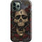 Liquid Blue Skull Entwined with Roses iPhone 12 Pro Max Impact Case