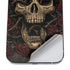 Liquid Blue Skull Entwined with Roses iPhone 12 Pro Skin