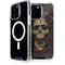 Liquid Blue Skull Entwined with Roses iPhone 13 Pro Max MagSafe Case