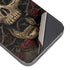 Liquid Blue Skull Entwined with Roses iPhone 14 Pro Max Skin