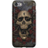 Liquid Blue Skull Entwined with Roses iPhone SE (2nd & 3rd Gen) Pro Case