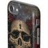 Liquid Blue Skull Entwined with Roses iPhone SE (2nd & 3rd Gen) Pro Case