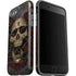 Liquid Blue Skull Entwined with Roses iPhone SE (2nd & 3rd Gen) Pro Case