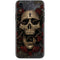 Liquid Blue Skull Entwined with Roses iPhone XR Skin
