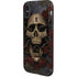 Liquid Blue Skull Entwined with Roses iPhone XS Pro Case