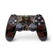 Liquid Blue Skull Entwined with Roses PS4 Pro/Slim Controller Skin