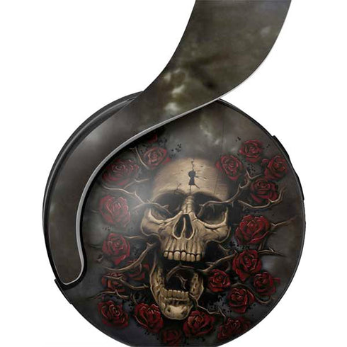 Liquid Blue Skull Entwined with Roses PULSE 3D Wireless Headset for PS5 Skin