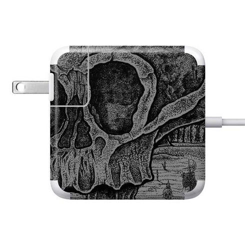 Alchemy Carta Skull Sketch 85W Power Adapter (15 and 17 inch MacBook Pro Charger) Skin