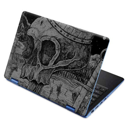 Alchemy Carta Skull Sketch Aspire R11 11.6in Skin