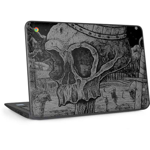 Alchemy Carta Skull Sketch HP Chromebook Skin