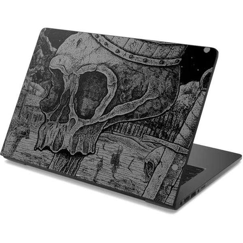 Alchemy Carta Skull Sketch Dell Chromebook Skin