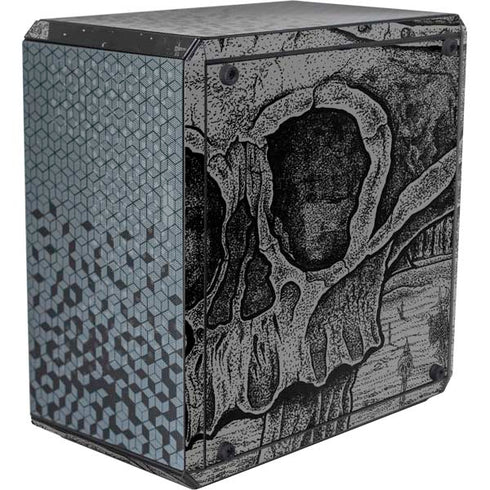Alchemy Carta Skull Sketch Cooler Master MasterBox Q300L Mini Tower Skin