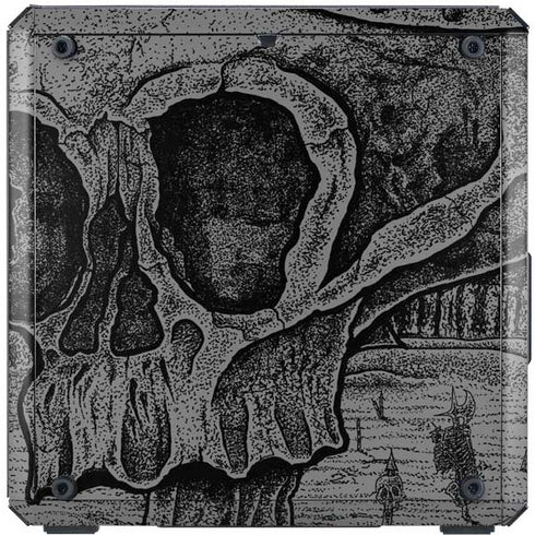 Alchemy Carta Skull Sketch Cooler Master MasterBox Q300L Mini Tower Skin