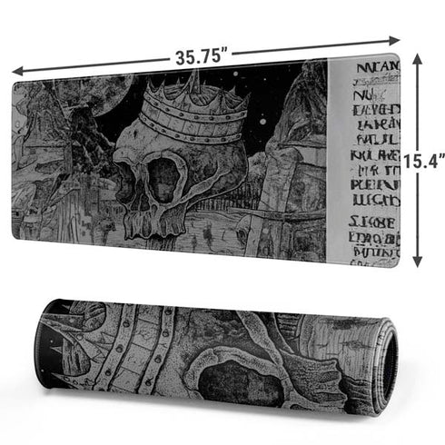 Alchemy Carta Skull Sketch Gaming Mouse Pad