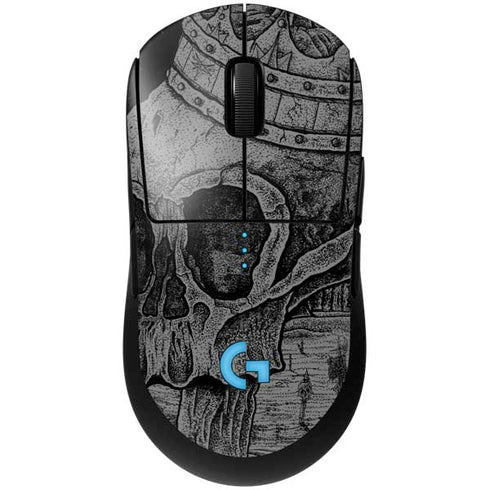 Alchemy Carta Skull Sketch G Pro Wireless Gaming Mouse Skin