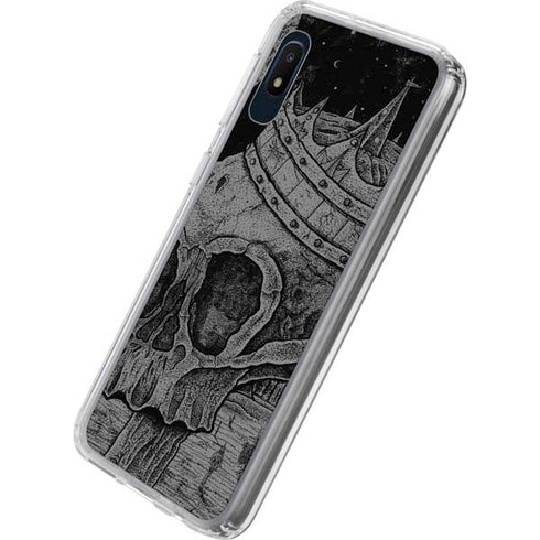 Alchemy Carta Skull Sketch Galaxy A10e Clear Case