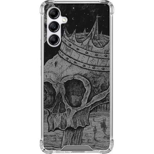 Alchemy Carta Skull Sketch Galaxy A14 5G Clear Case