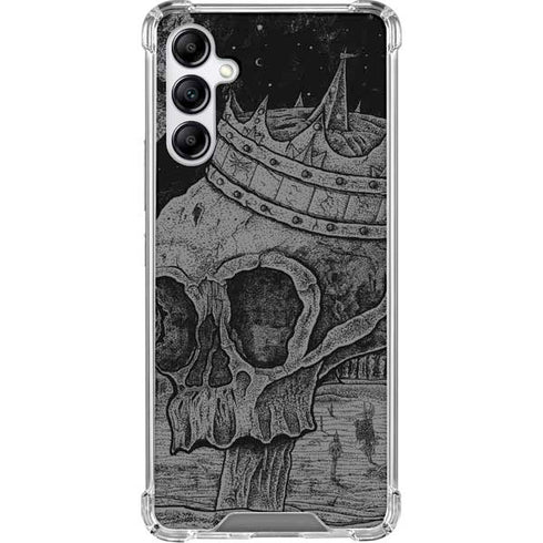 Alchemy Carta Skull Sketch Galaxy A15 5G Clear Case