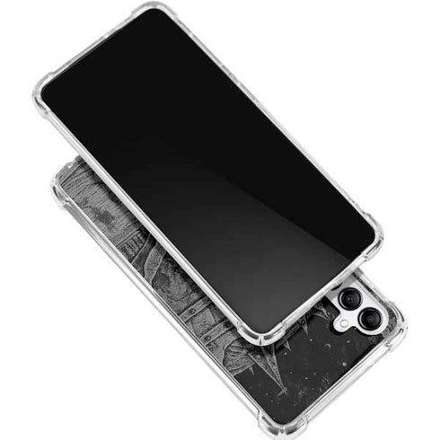 Alchemy Carta Skull Sketch Galaxy A15 5G Clear Case