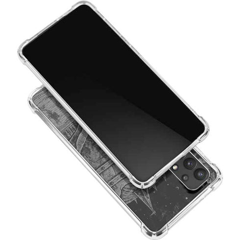 Alchemy Carta Skull Sketch Galaxy A32 5G Clear Case
